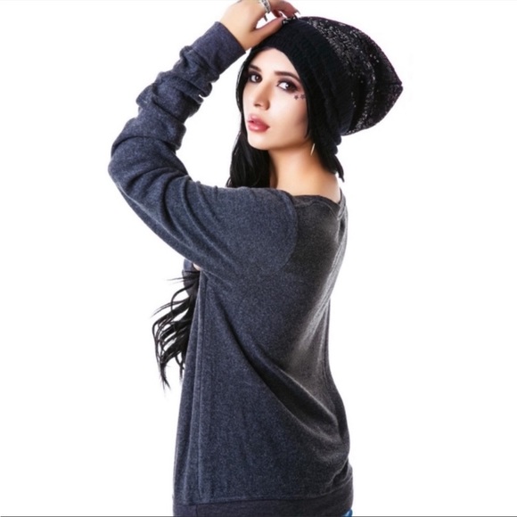 WILDFOX New Years Resolutions Statement Sweatshirt NWT, M - Picture 3 of 6